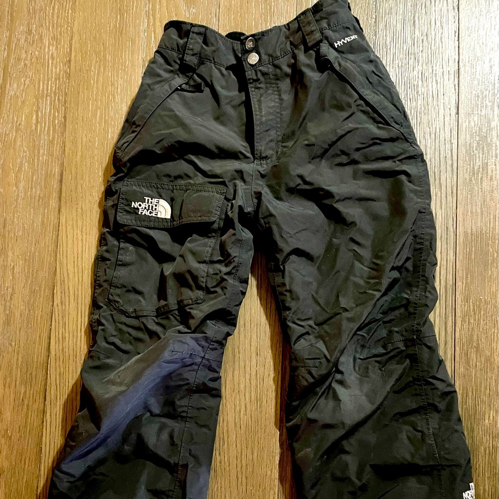Ski Pants, black, North Face, HyVent, size small, girls, boys